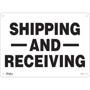 ""Shipping And Receiving"" Sign