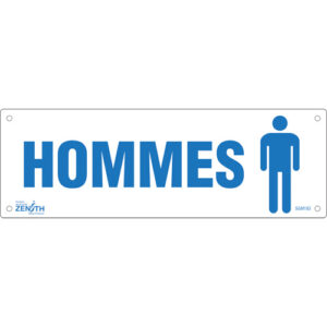 ""Hommes"" Sign