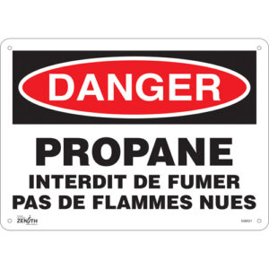 ""Propane - Interdit De Fumer"" Sign