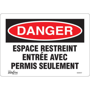 ""Espace Restreint"" Sign