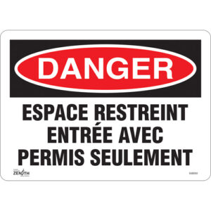 ""Espace Restreint"" Sign