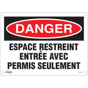 ""Espace Restreint"" Sign