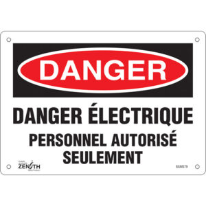 ""Personnel Autorisé Seulement"" Sign