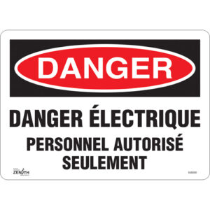 ""Personnel Autorisé Seulement"" Sign