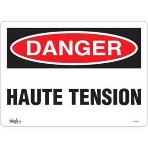 ""Haute Tension"" Sign