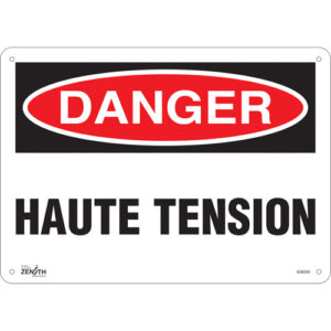 ""Haute Tension"" Sign