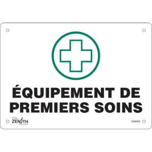 ""Premiers Soins"" Sign