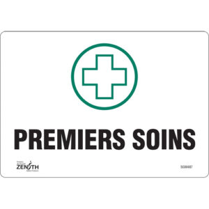 ""Premiers Soins"" Sign
