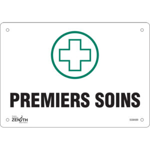 ""Premiers Soins"" Sign