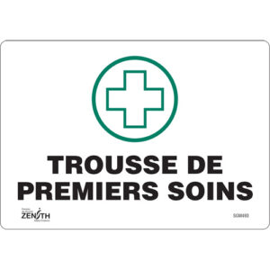""Premiers Soins"" Sign