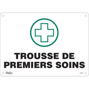 ""Premiers Soins"" Sign