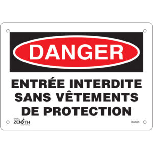 ""Entrée Interdite"" Sign