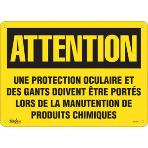 ""Protection Oculaire"" Sign