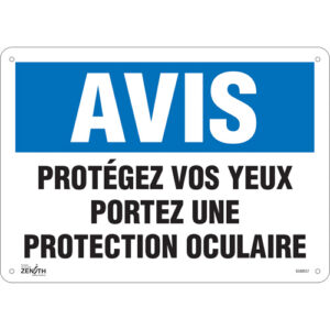""Protégez vos Yeux"" Sign