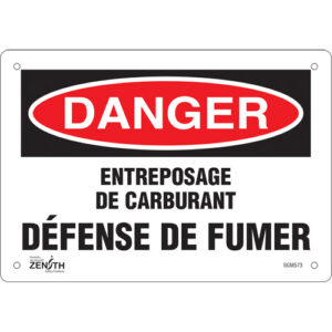 ""Défense De Fumer"" Sign