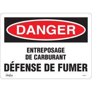 ""Défense De Fumer"" Sign
