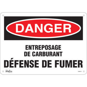 ""Défense De Fumer"" Sign