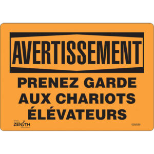 ""Prenez Garde"" Sign