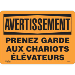 ""Prenez Garde"" Sign