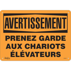 ""Prenez Garde"" Sign