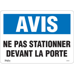 ""Ne Pas Stationner"" Sign