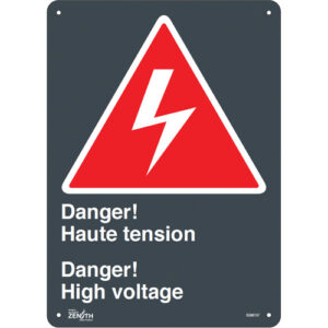 ""Haute Tension/High Voltage"" Sign