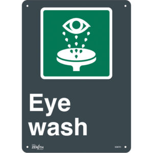 ""Eye Wash"" Sign