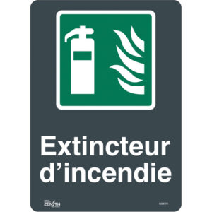 ""Extincteur D'Incendie"" Sign