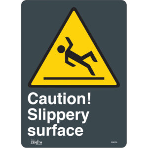 ""Slippery Surface"" Sign