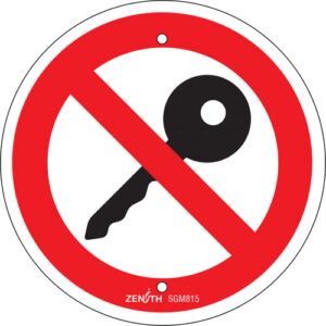 Turn Off Engine CSA Standard Safety Sign