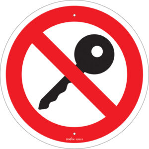 Turn Off Engine CSA Standard Safety Sign