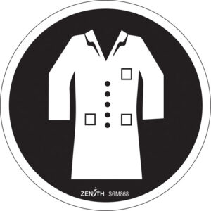 Lab Coat Required CSA Standard Safety Sign