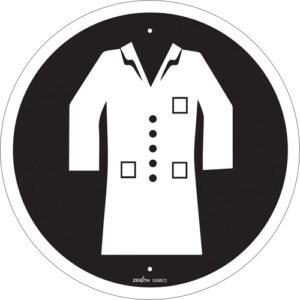 Lab Coat Required CSA Standard Safety Sign