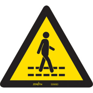 Pedestrian Safety Lane CSA Standard Safety Sign