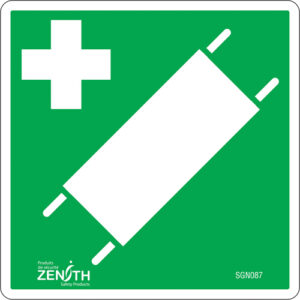 First Aid Stretcher CSA Standard Safety Sign