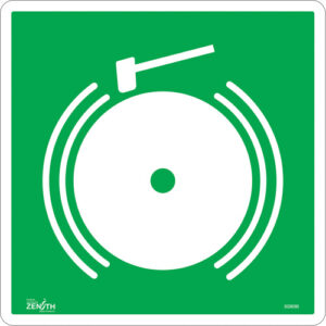 Emergency Alarm CSA Standard Safety Sign