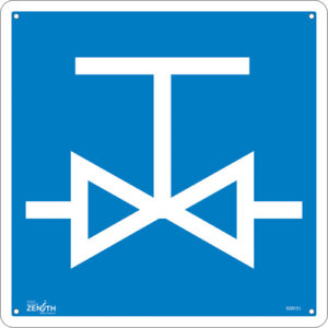 Valve CSA Standard Safety Sign