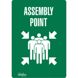 ""Assembly Point"" Sign