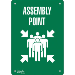 ""Assembly Point"" Sign