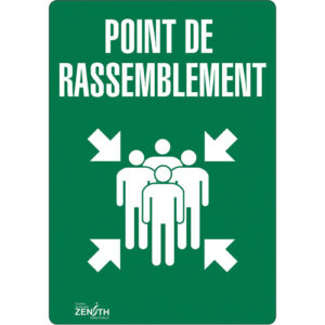 ""Point de rassemblement"" Sign