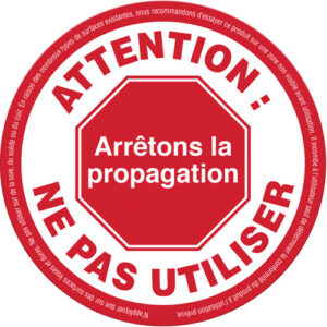 ""Attention: Ne pas utiliser"" Label