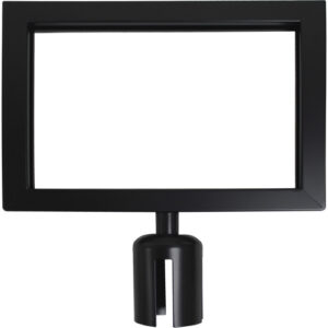 Sign Frame for Crowd Control Post