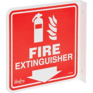 90° Projecting ""Fire Extinguisher"" Sign
