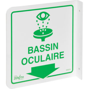 90° Projecting ""Bassin Oculaire"" Sign