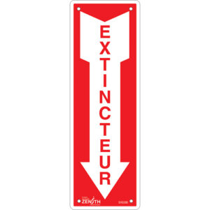 ""Extincteur"" Sign