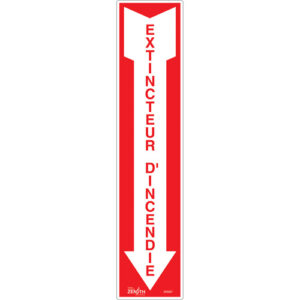 ""Extincteur d'incendie"" Sign