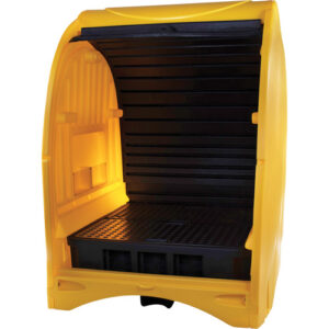 4-Drum Hard Cover Spill Pallet