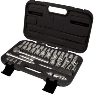1/4"" & 3/8"" Drive SAE/Metric Socket Set