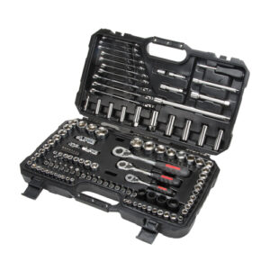 1/4"", 3/8"" & 1/2"" Drive SAE/Metric Socket & Wrench Set