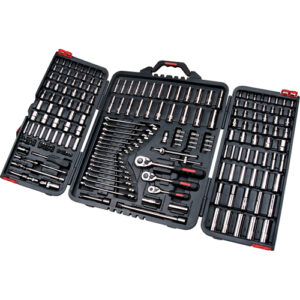 1/4"", 3/8"" & 1/2"" Drive SAE/Metric Socket & Wrench Set